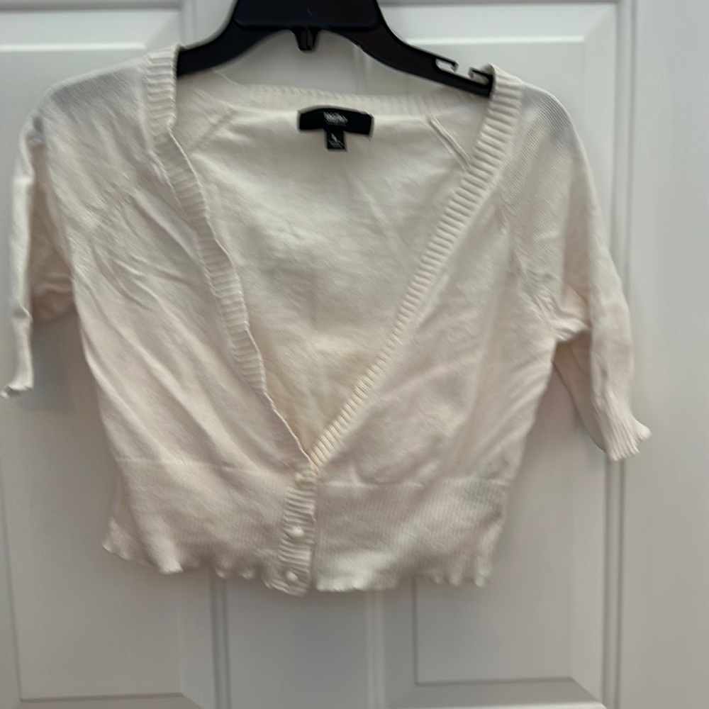 Cropped cardigan